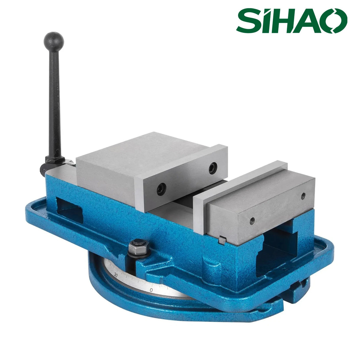 SIHAO 6" Heavy Duty Milling Vise with 360° Swivel Base – Precision Bench Clamp for Metalworking, Wide 6-Inch Jaw Opening, Cast Iron Machining Vice