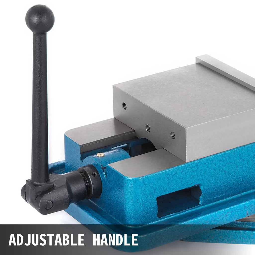 SIHAO 6" Heavy Duty Milling Vise with 360° Swivel Base – Precision Bench Clamp for Metalworking, Wide 6-Inch Jaw Opening, Cast Iron Machining Vice