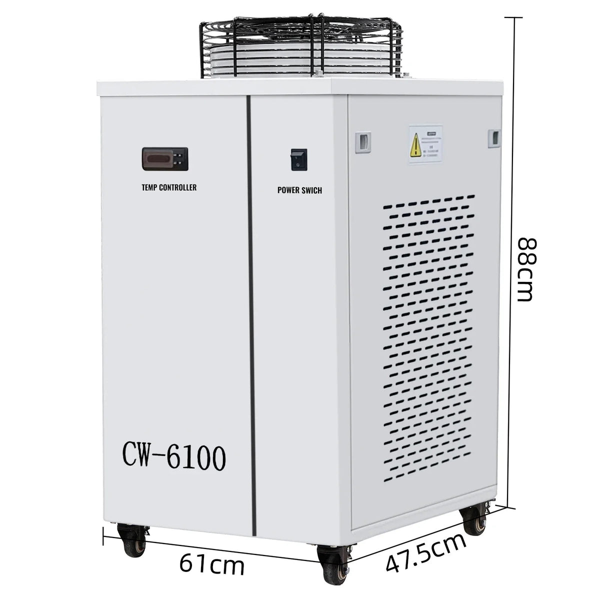 SIHAO 3000W Industrial Water Chiller CW-6000 220V CO2 Laser Cooling System with Flow Protection & Digital Display for Engraving Machine