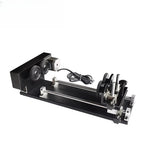 SIHAO Rotary Axis Kit for Laser Engraver – 3-in-1 Roller System with NEMA23 Stepper Motor for Engraving Cylinders, Cups & Spherical Objects