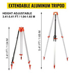 SIHAO 360° Rotary Laser Level Self-Leveling Red Beam — with Remote & Receiver for Construction Indoor Outdoor Alignment