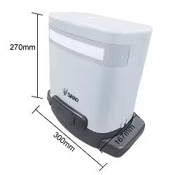 SIHAO 800KG Automatic Sliding Gate Opener 280W APP Control 2 Remotes 4m Racks Mobile Phone Control of 220V Solar Panel for Hotel Factory School