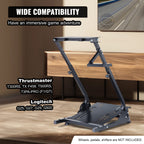 SIHAO Racing Simulator Steering Wheel Stand, Heavy-Duty Cockpit Mount Compatible with Logitech G27 G29 G920 / Thrustmaster T300R for Xbox One, PS4, PS5, PC