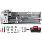 SIHAO 7×14 Inch Mini Metal Lathe Variable Speed 0-2500 RPM — Large Swing Bench Lathe for Steel Aluminum DIY Model Making