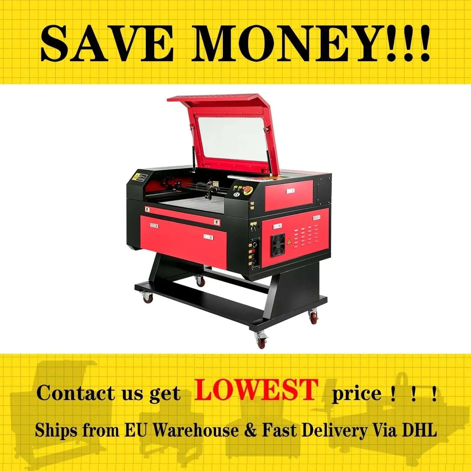 SIHAO 80W | Ruida Cnotroller | CO2 Laser Engraver | Cutter (28" x 20") with Manual Focus