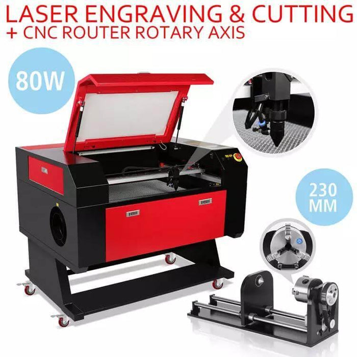 SIHAO 80W | Ruida Cnotroller | CO2 Laser Engraver | Cutter (28" x 20") with Manual Focus