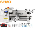SIHAO 7×14 Inch Mini Metal Lathe Variable Speed 0-2500 RPM — Large Swing Bench Lathe for Steel Aluminum DIY Model Making