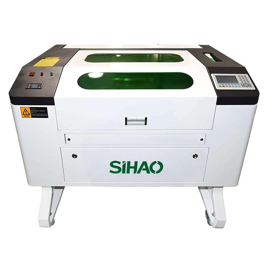 SIHAO 100W CO2 Laser Engraver 28x20 with Built-In Chiller & Autofocus