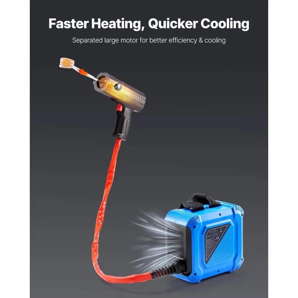 SIHAO 1800W Induction Heater Bolt Removal Kit, Magnetic Nut Buster Tool for Rusty Screw