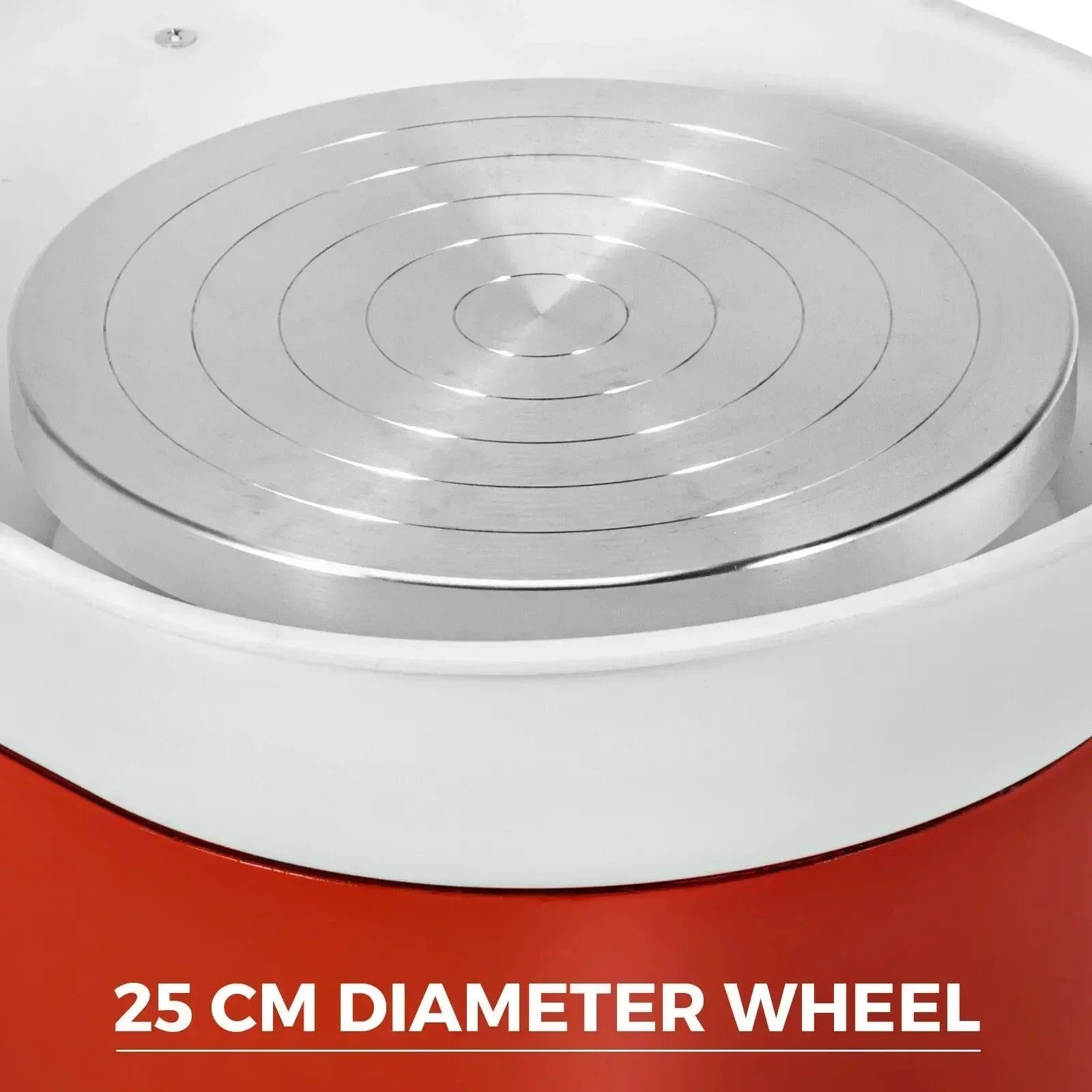 SIHAO 25-30cm 350W Electric Ceramic Wheel Pottery Forming Machine DIY Clay Art Craft Tool with Adjustable Speed Foot Pedal for Students