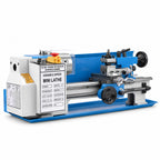 SIHAO Mini Metal Lathe Machine 550W, 7x14 Inch180x350mm Variable Speed Benchtop Lathe with 3-Jaw Chuck for Precision Metalworking, DIY Machining and Workshop Use