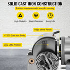 SIHAO Universal Dividing Head with 3-Jaw Chuck & Tailstock – Precision Indexing Head for Milling, Drilling & Grinding, Available in 4", 5" & 6" Chuck Sizes