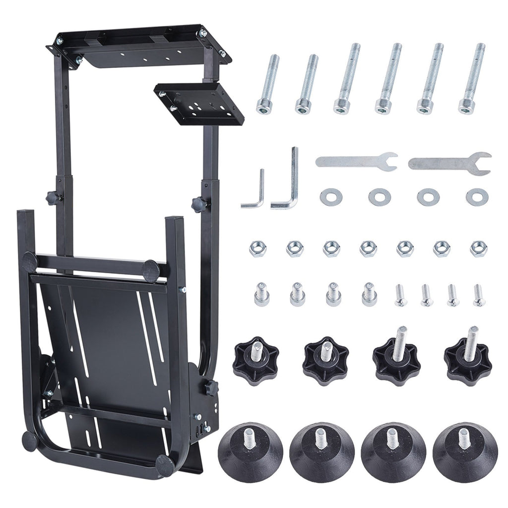 SIHAO Racing Simulator Steering Wheel Stand, Heavy-Duty Cockpit Mount Compatible with Logitech G27 G29 G920 / Thrustmaster T300R for Xbox One, PS4, PS5, PC