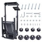 SIHAO Racing Simulator Steering Wheel Stand, Heavy-Duty Cockpit Mount Compatible with Logitech G27 G29 G920 / Thrustmaster T300R for Xbox One, PS4, PS5, PC