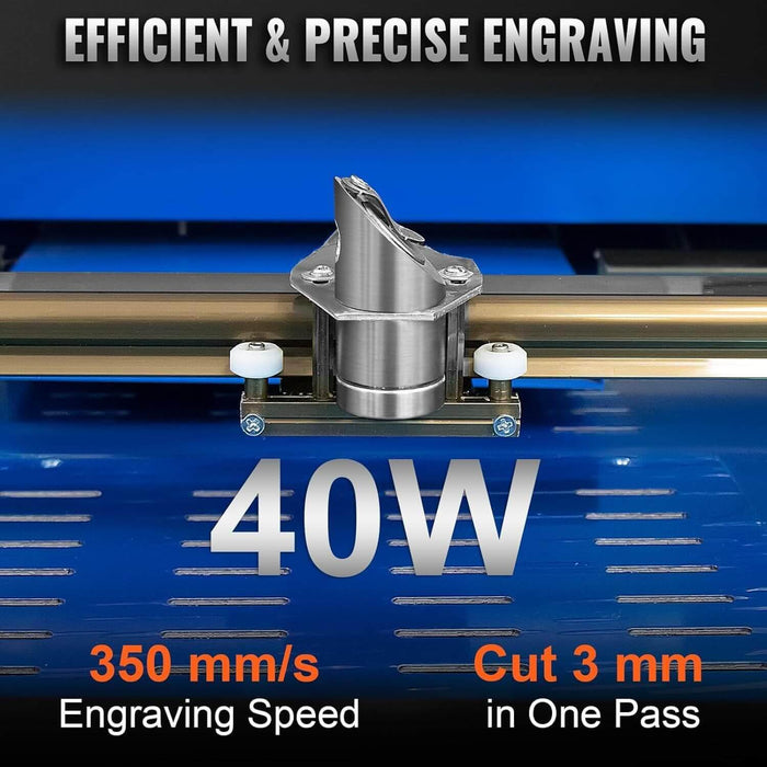 SIHAO 40W Desktop CO2 Laser Engraver | Cutter (12" x 8") Working Area - SIHAOTEC Laser