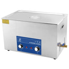 SIHAO 40kHz Ultrasonic Cleaner with Knob Control, Heater & Timer – Available in 2L To 30L Capacities, Ideal for Jewelry, Eyeglasses, Dentures, and Musical Instruments