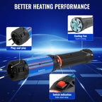 SIHAO 1400W Magnetic Induction Heater Kit, Handheld Nut Buster Tool for Rusty Screw Removing, Car Repair with 10 Coils & Box