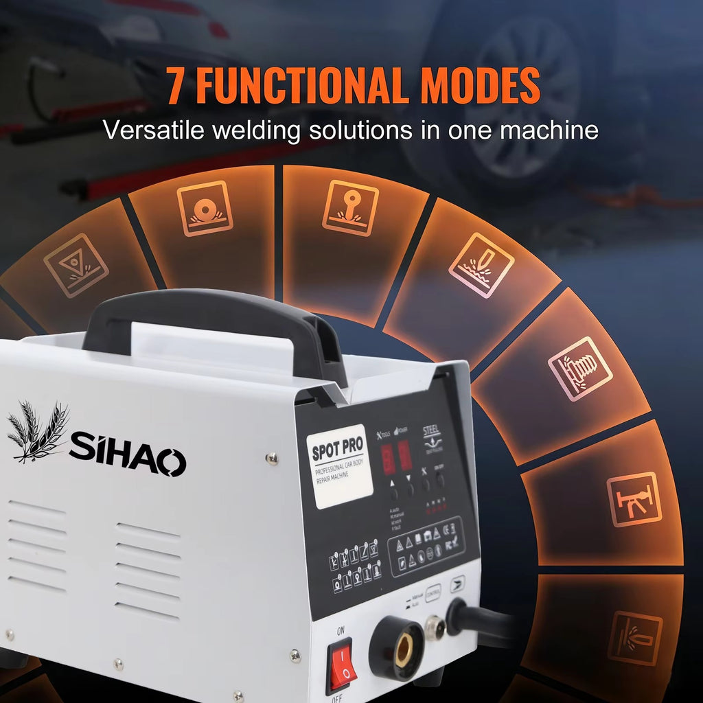 SIHAO 3000W Stud Welder Dent Repair Kit Spot Welder Dent Puller Machine for Car Body Repair
