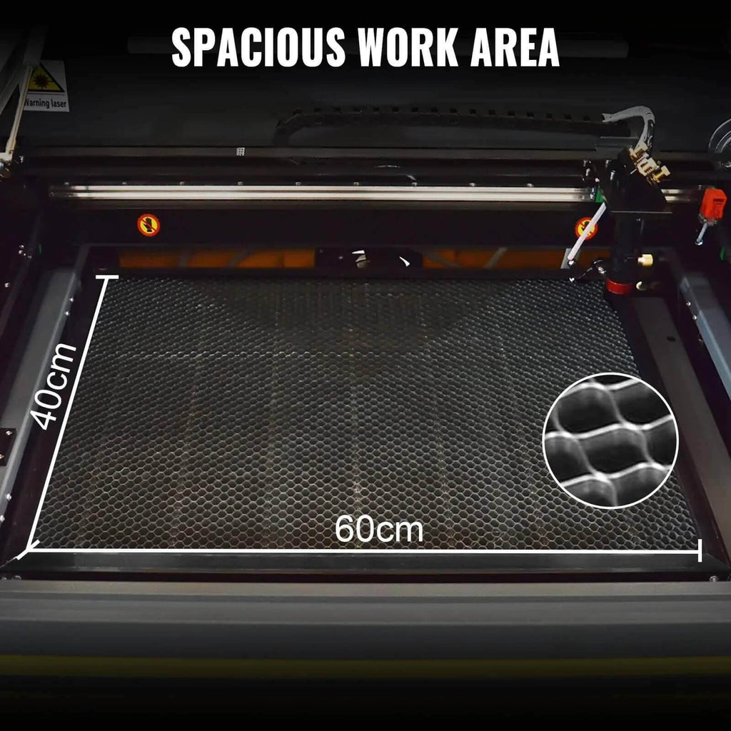 SIHAO 50W/60W CO2 Laser Engraver | Cutter (24" x 16")  |Ruida/M2 Controller | with Manual Focus