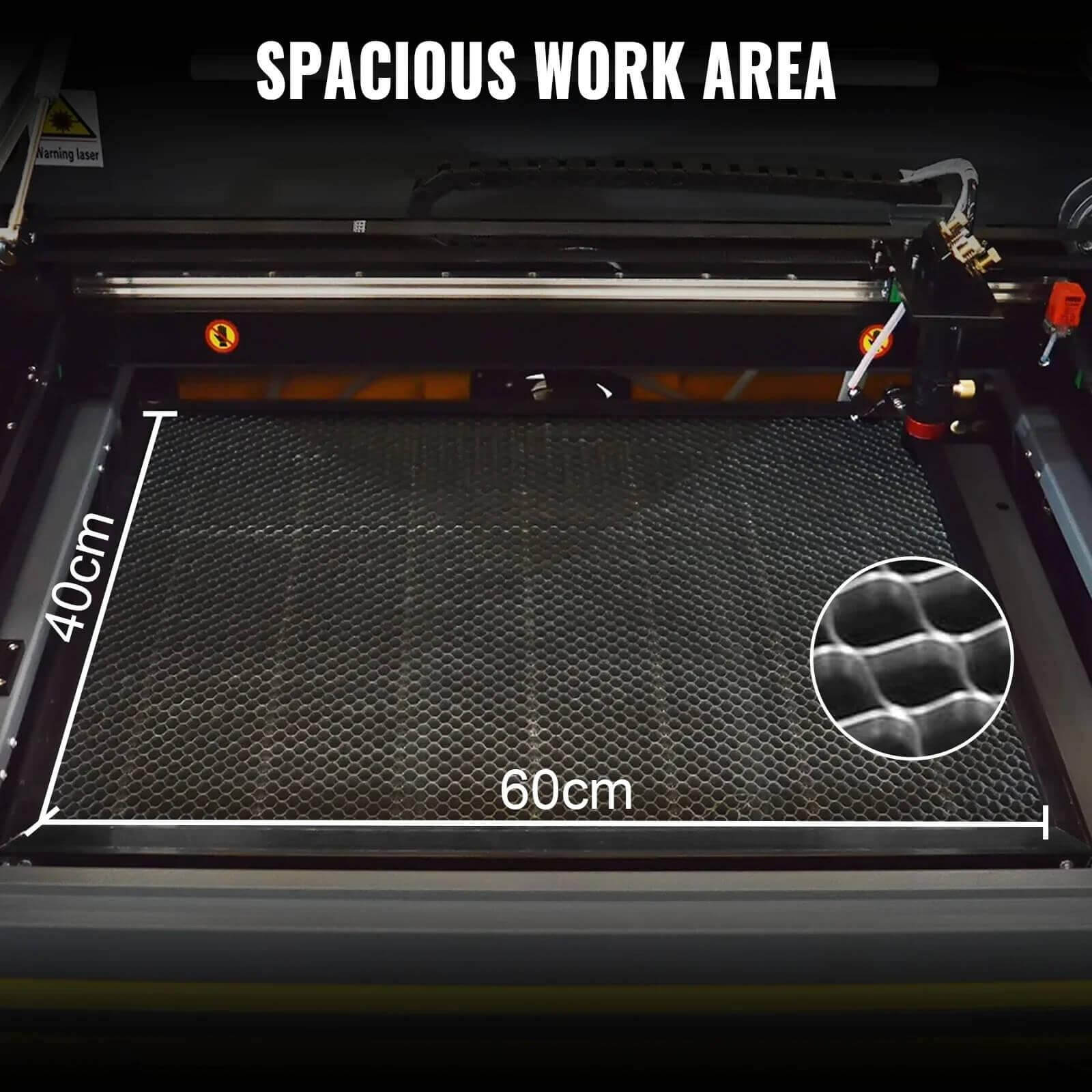 SIHAO 50W/60W CO2 Laser Engraver | Cutter (24" x 16")  |Ruida/M2 Controller | with Manual Focus