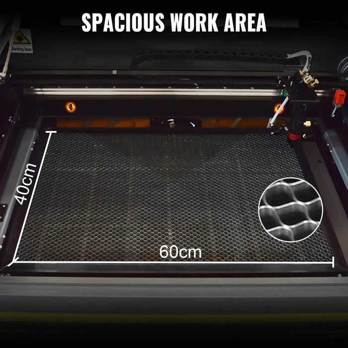 SIHAO 50W/60W CO2 Laser Engraver | Cutter (24" x 16") |Ruida/M2 Controller | with Manual Focus - SIHAOTEC Laser