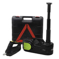 SIHAO 5T Electric Car Jack 12V Digital Dual Pump Hydraulic Jack — with Electric Wrench 450mm/530mm LED Flashlight for SUV Tire Repair