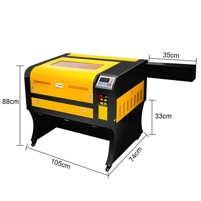SIHAO 50W/60W CO2 Laser Engraver | Cutter (24" x 16") |Ruida/M2 Controller | with Manual Focus - SIHAOTEC Laser
