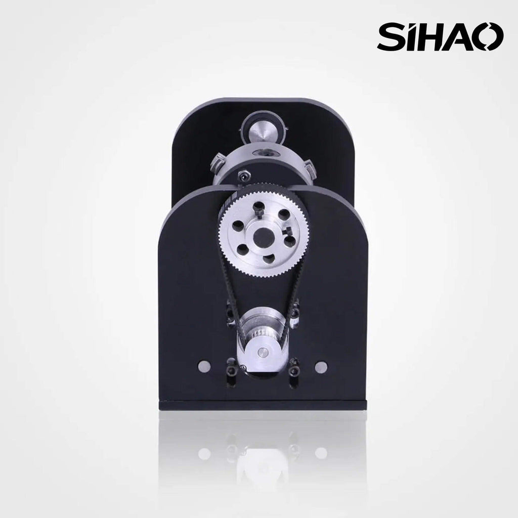 SIHAO Rotary Cutter and Engraver Attachment丨3-Jaw Spindle and 230 mm Track丨50W/60W/80W/100W/130W