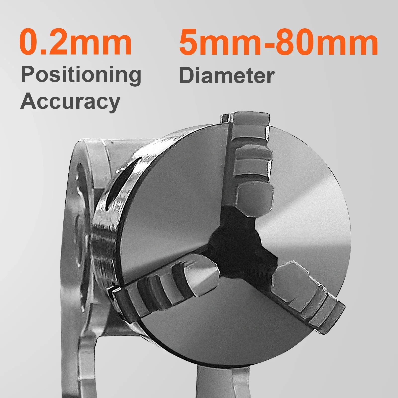 SIHAO Laser Engraver Rotary Axis, 5-80mm 360° Cylinder Engraving Attachment, 42 Stepper Motor CNC, with Clamp for Ring Inner Outer Circle Cup Bottle Pattern Marking, Practical Accessory, Quick Install