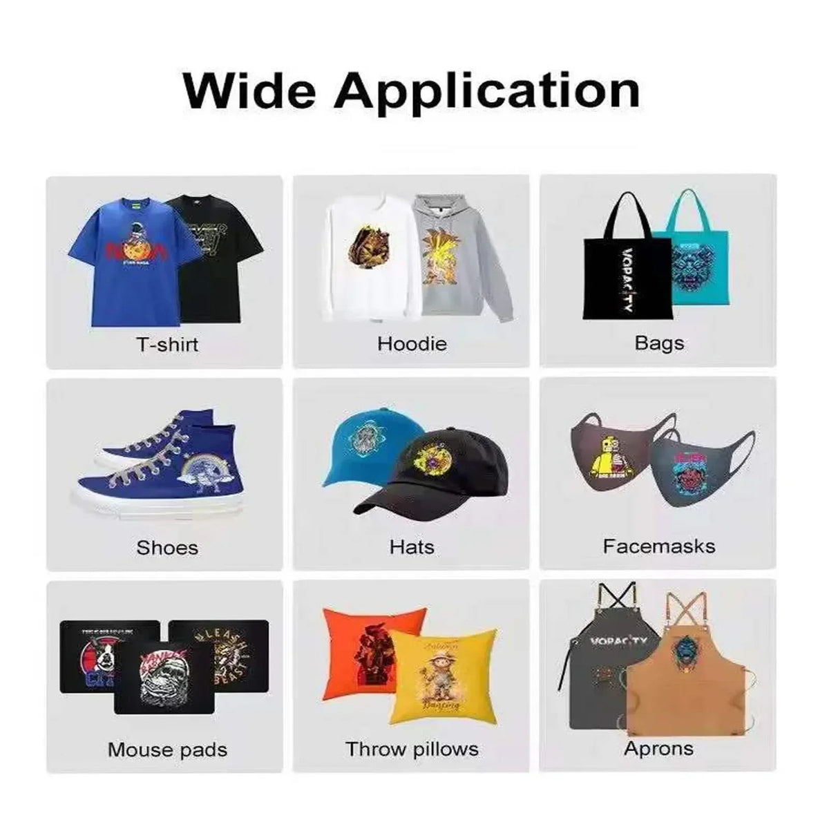SIHAO Complete DTF Printer + Oven + Heat Press System – All-in-One Custom Transfer Solution for T-Shirts, Hoodies, Shoes & More