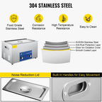SIHAO 40kHz Ultrasonic Cleaner with Knob Control, Heater & Timer – Available in 2L To 30L Capacities, Ideal for Jewelry, Eyeglasses, Dentures, and Musical Instruments