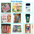 SIHAO XP600 UV DTF Printer 4-Color A3 Sticker Maker – Multi-Substrate Transfer Kit for Acrylic, Wood, Metal & Bottle DIY Craft Decoration