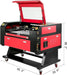 SIHAO Red 60W CO2 Laser Engraver with CW5200 Water Chiller| Cutter (28"x20") | Ruida Controller | with Manual Focus - SIHAOTEC Laser