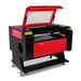 SIHAO Red 60W CO2 Laser Engraver with CW5200 Water Chiller| Cutter (28"x20") | Ruida Controller | with Manual Focus - SIHAOTEC Laser