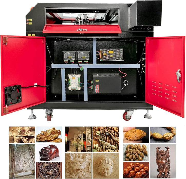 SIHAO 130W CO2 Laser Engraver | Cutter (55" x 35")| FDA Approved | Ruida Controller with Manual Focus - SIHAOTEC Laser