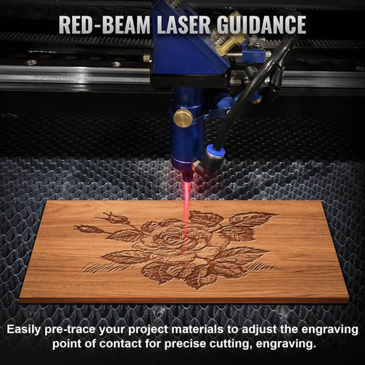 SIHAO 130W CO2 Laser Engraver | Cutter (55" x 35")| FDA Approved | Ruida Controller with Manual Focus - SIHAOTEC Laser