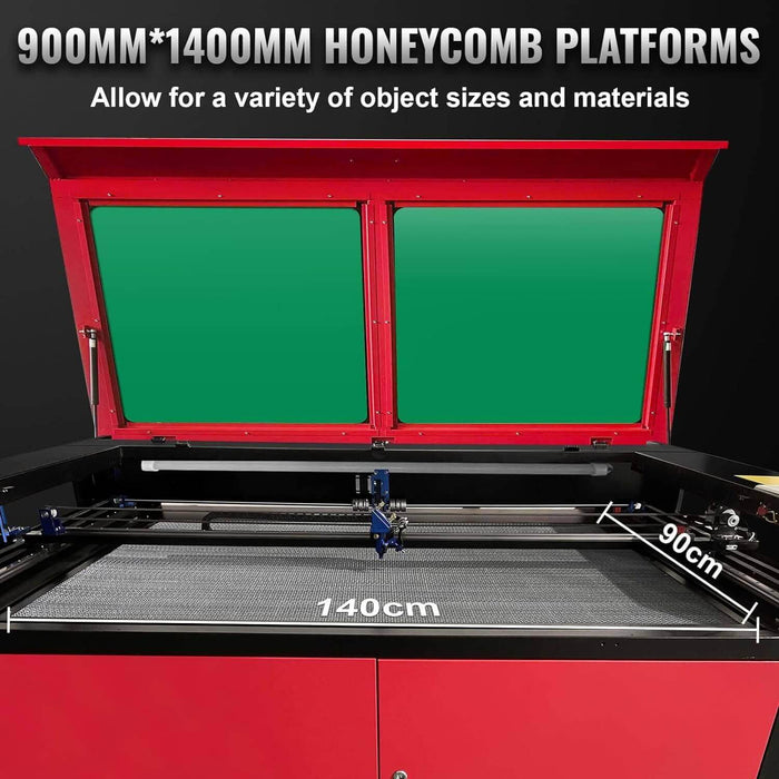SIHAO 130W CO2 Laser Engraver | Cutter (55" x 35")| FDA Approved | Ruida Controller with Manual Focus - SIHAOTEC Laser