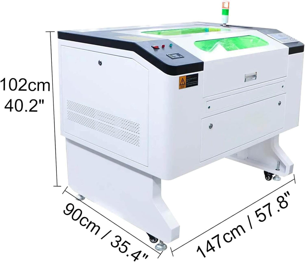 SIHAO 100W CO2 Laser Engraver 28x20 with Built-In Chiller & Autofocus