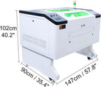 SIHAO 100W CO2 Laser Engraver 28x20 with Built-In Chiller & Autofocus