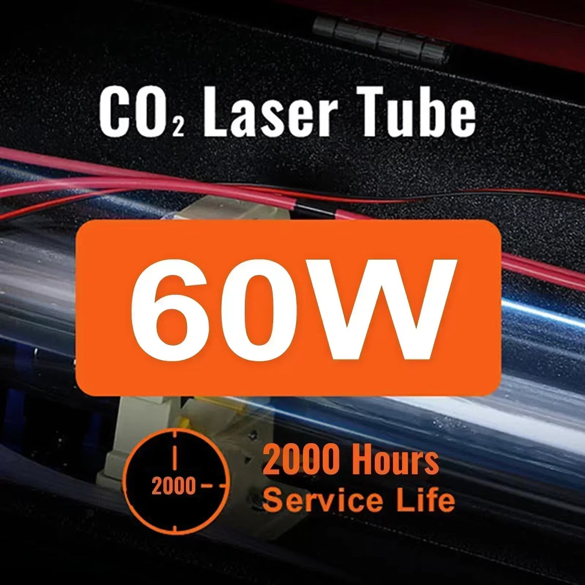 SIHAO 50W 60W CO2 Laser Engraver 400×600mm — Ruida M2 Stainless Steel Laser Engraving Cutting Machine for Wood Leather Acrylic DIY Logo Marking