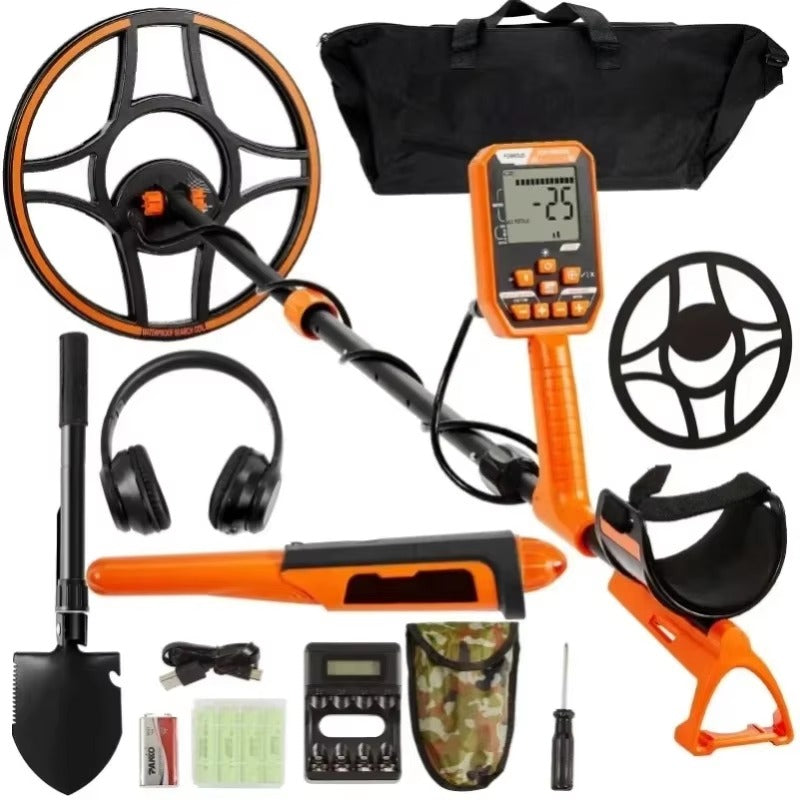 SIHAO 12" Waterproof Metal Detector – 7 Modes, Rechargeable, Ready for Treasure