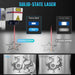 SIHAO 30W Split Fiber Laser & Marking Machine with (5.9"x5.9")working Area with Rotation Axis - SIHAOTEC Laser