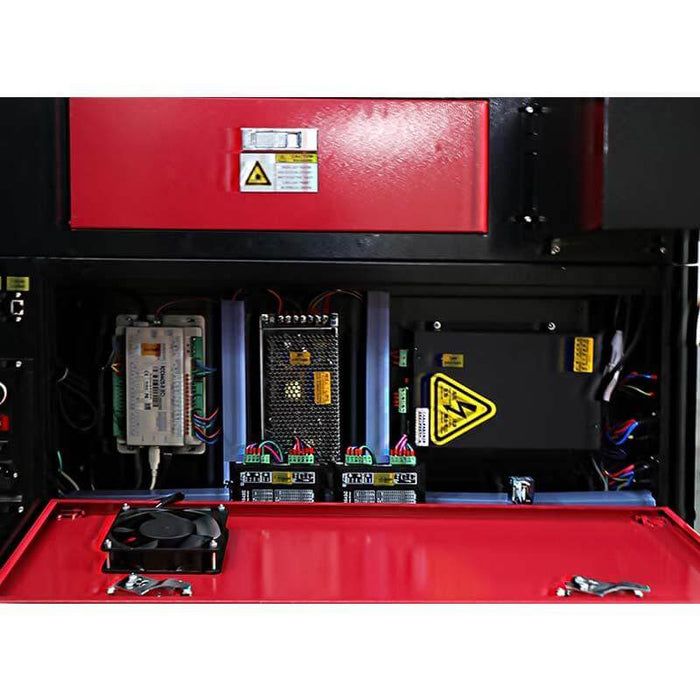 SIHAO 80W CO2 Laser Engraver with Built-in Air pump and 6L Water Tank| Cutter (28" x 20") | FDA Approved | Ruida Controller with Manual Focus - SIHAOTEC Laser