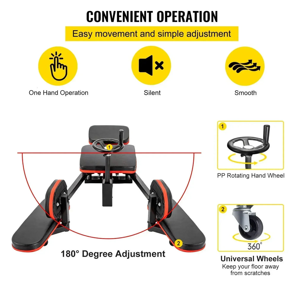 SIHAO Pro 220lbs Leg Stretcher Machine Adjustable Stretch Trainer for Home Gym Yoga Martial Arts Flexibility Exercise Recovery