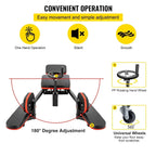 SIHAO Pro 220lbs Leg Stretcher Machine Adjustable Stretch Trainer for Home Gym Yoga Martial Arts Flexibility Exercise Recovery