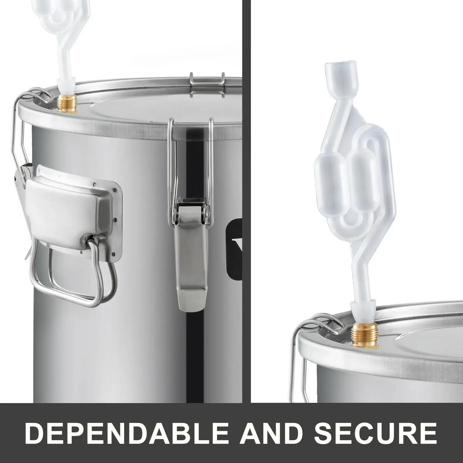SIHAO 5 Gallon Distiller Kit – Stainless Steel & Copper Moonshine Alcohol Still, Water/Wine/Essential Oil Brewer with Pump, for Home DIY
