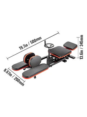 SIHAO Pro 220lbs Leg Stretcher Machine Adjustable Stretch Trainer for Home Gym Yoga Martial Arts Flexibility Exercise Recovery
