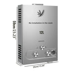 SIHAO 6L–18L LPG Tankless Water Heater – Instant Propane/Butane Gas Hot Water System, On-Demand Flow, Compact Indoor/Outdoor Unit for Home, RV, Cabin, and Camping