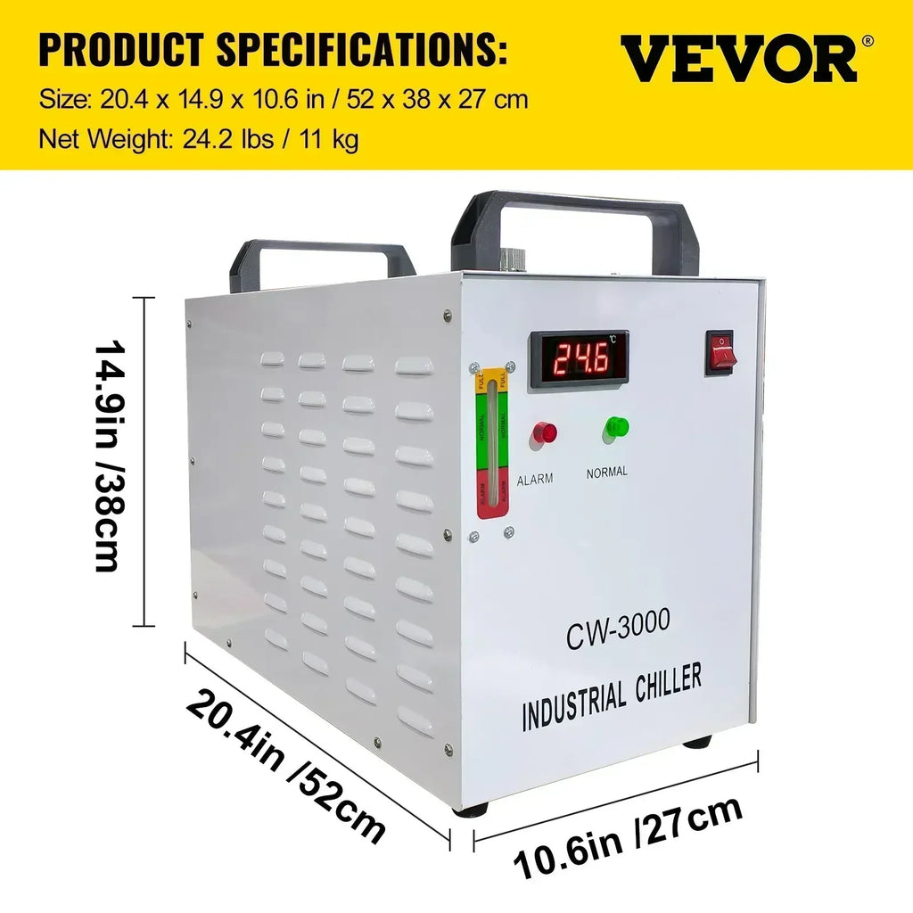 SIHAO Industrial Water Chiller Laser Cooler for CO2 Engraving Machine