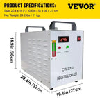 SIHAO Industrial Water Chiller Laser Cooler for CO2 Engraving Machine